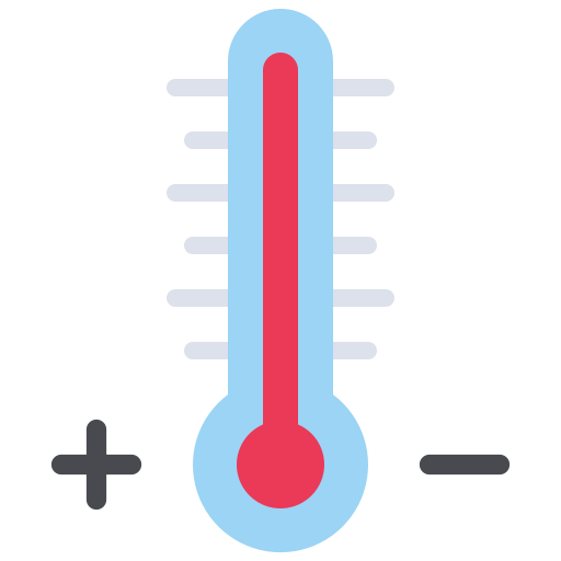 High temperatures Kosonicon Flat icon