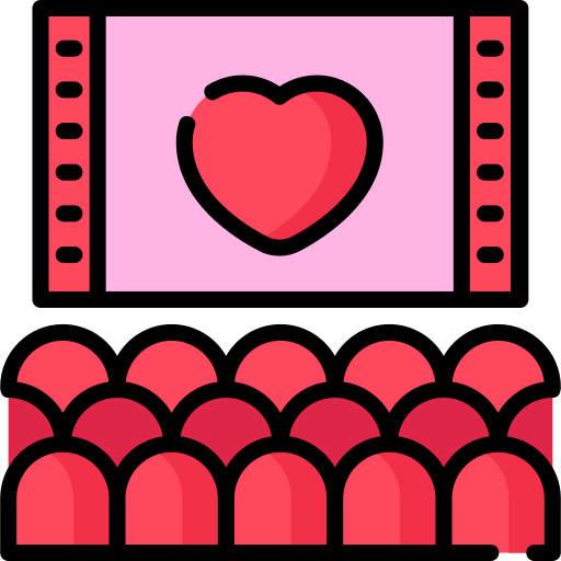 película romántica icono gratis