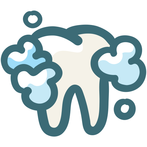 limpieza dental icono gratis