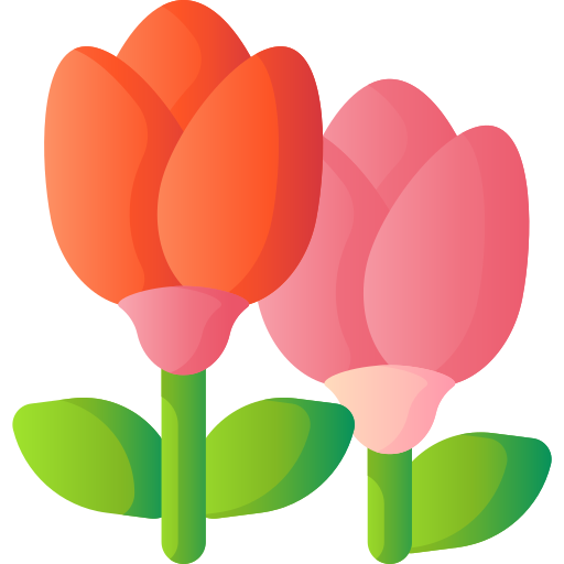 Flowers 3D Basic Gradient icon