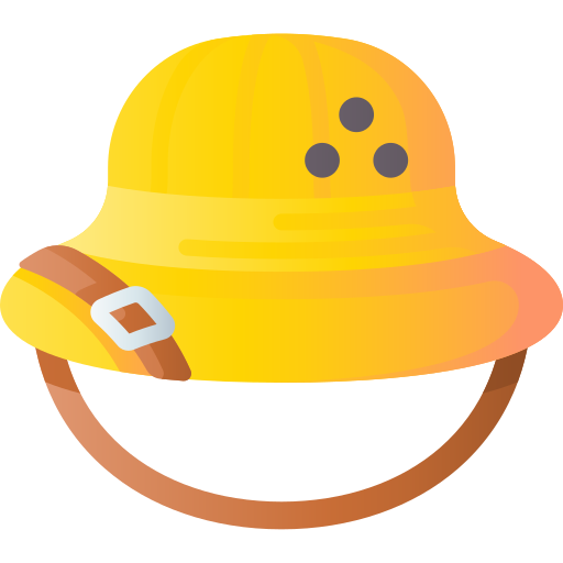 sombrero de explorador icono gratis