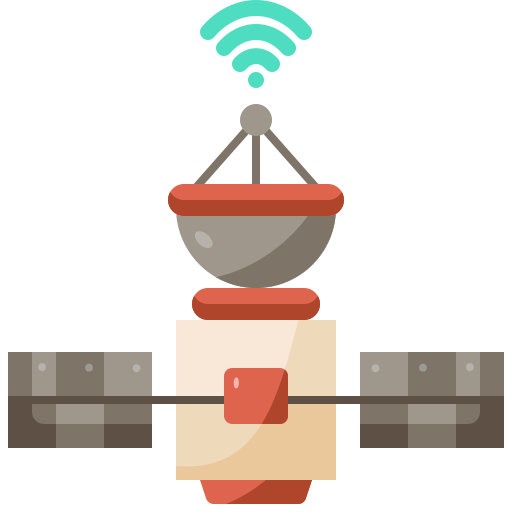 estación satélite icono gratis