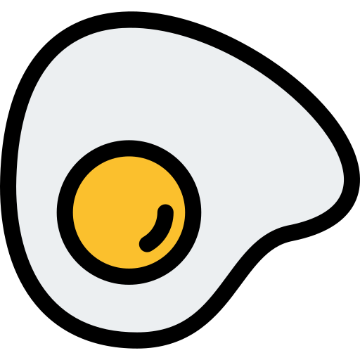 Fried egg free icon