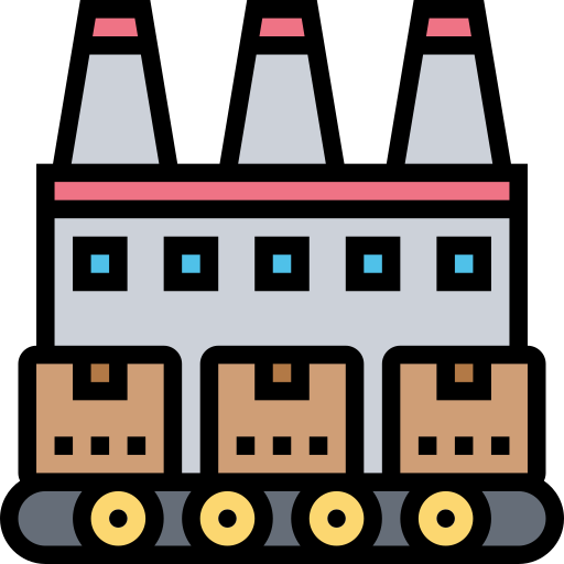 producción icono gratis