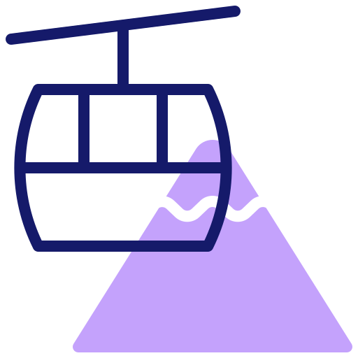 teleférico icono gratis