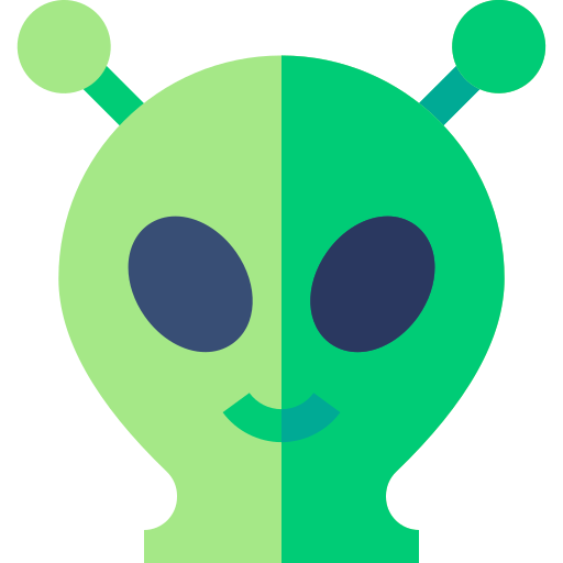 máscara alienígena icono gratis