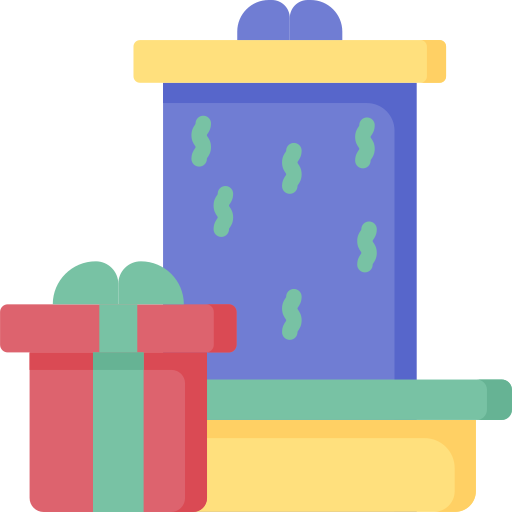 caja de regalo icono gratis