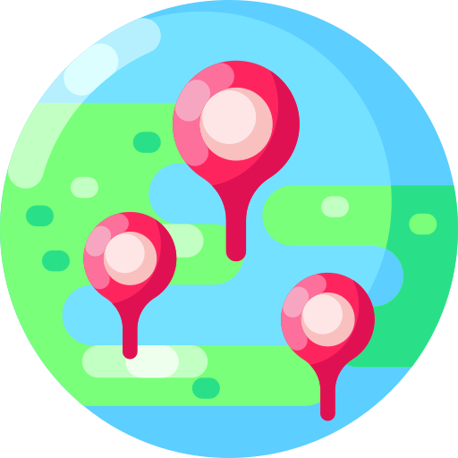 localización icono gratis