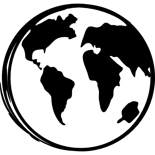 지구 지구본 스케치  무료 아이콘