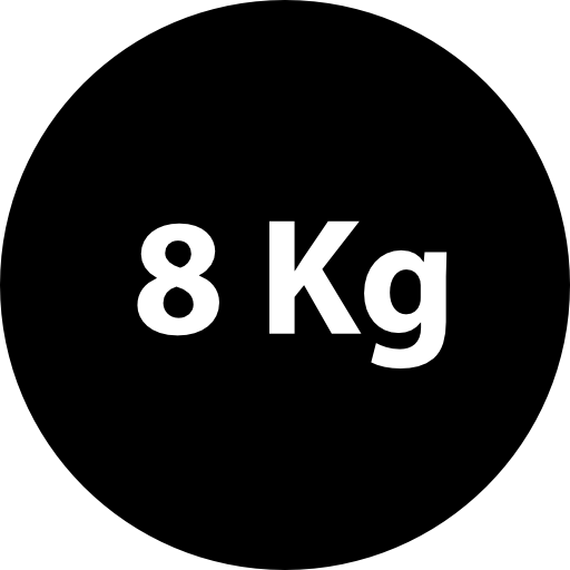 8 kg de peso para deportes icono gratis