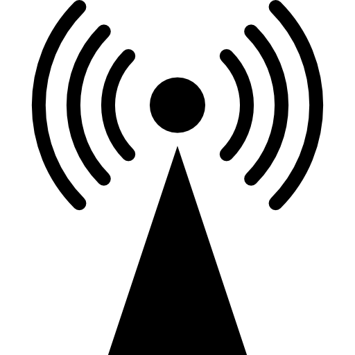 Wifi signal interface symbol