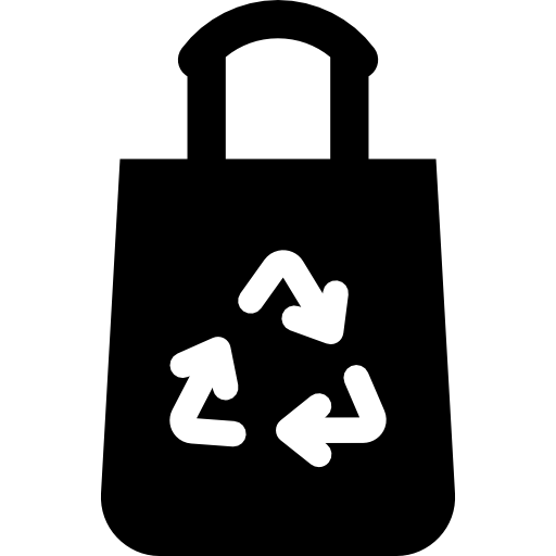 bolsas de reciclaje icono gratis