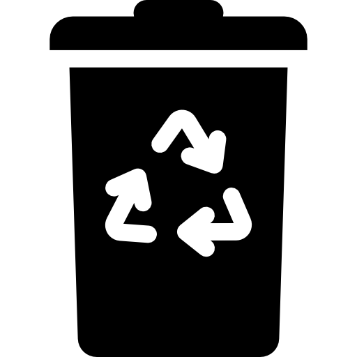 papelera de reciclaje icono gratis