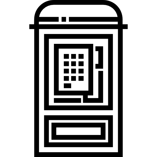 cabina telefónica icono gratis