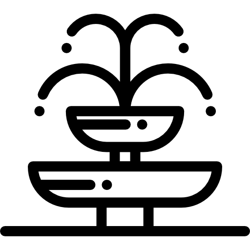 Fountain Detailed Rounded Lineal icon