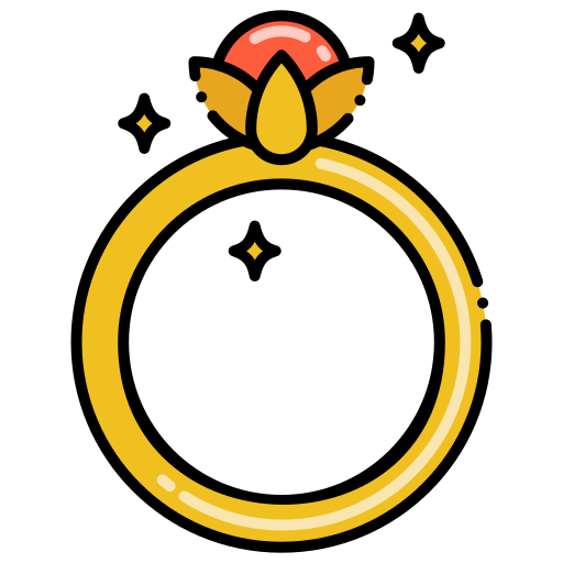 Ring Flaticons Lineal Color icon