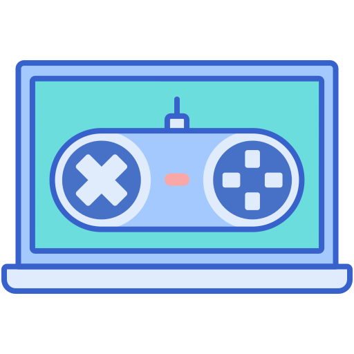 Computer game Flaticons Lineal Color icon