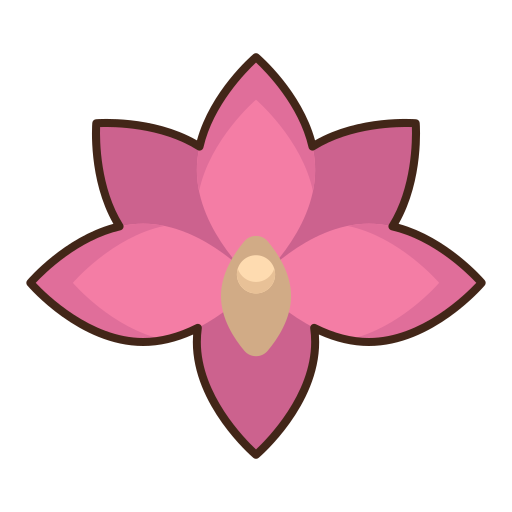 orquídea icono gratis