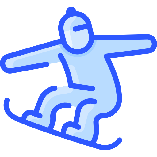 snowboarder icono gratis