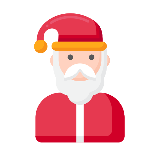 papá noel icono gratis