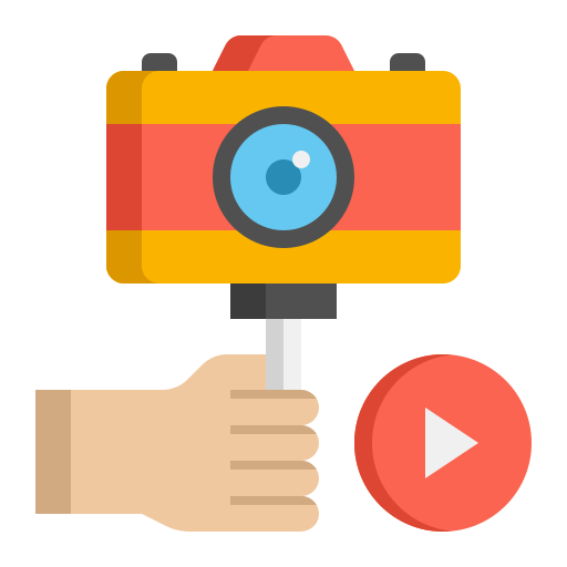 Vlogger Flaticons Flat icon