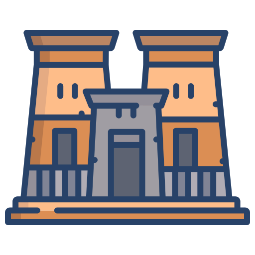 templo de luxor icono gratis