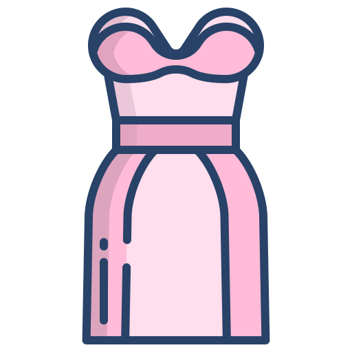 Wedding dress Icongeek26 Linear Colour icon