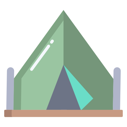 Tent Icongeek26 Flat icon