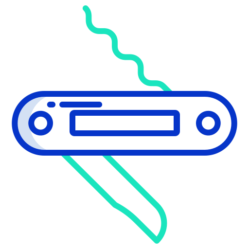 cuchillo de bolsillo icono gratis