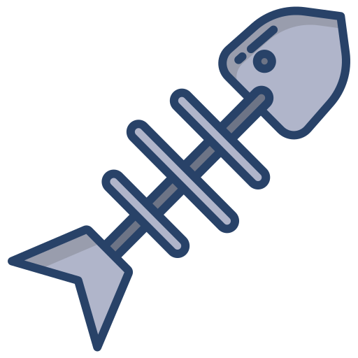 Fish bone free icon Fish bone free icon