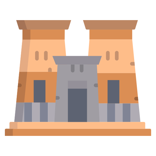 templo de luxor icono gratis