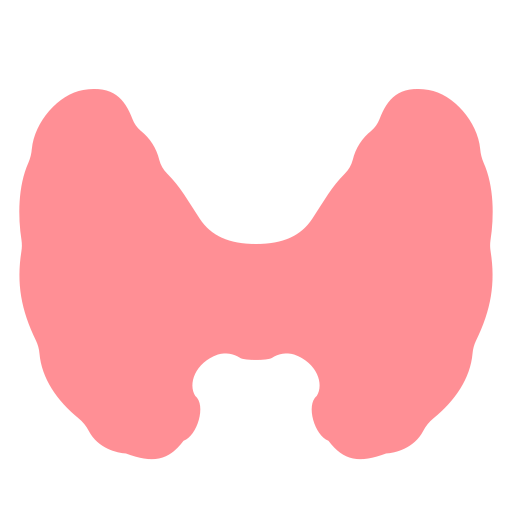 Thyroid gland free icon