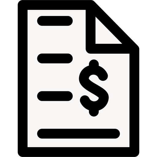 Invoice Generic Outline Color icon