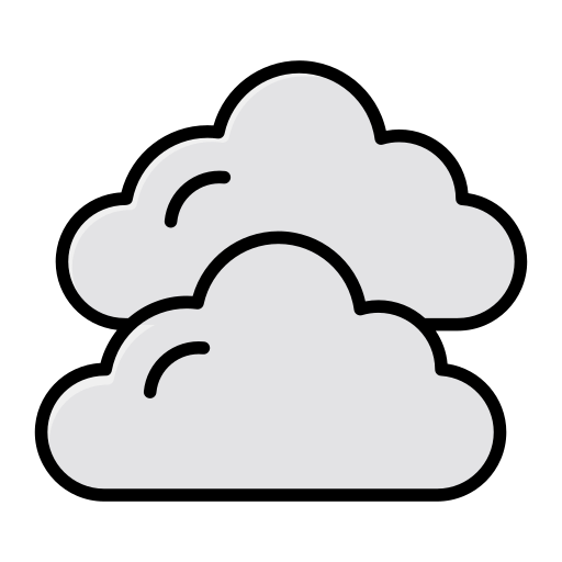 Cloudy Generic Outline Color icon