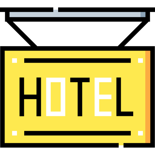 signo de hotel icono gratis