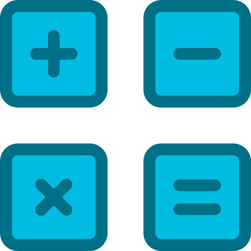 Calculator Generic Outline Color icon