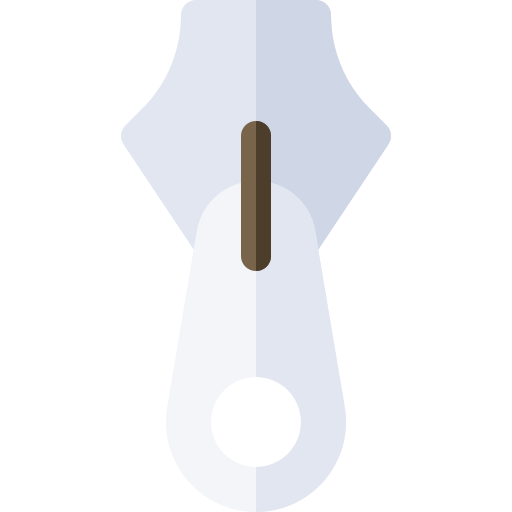 Zipper icon Basic Rounded Flat