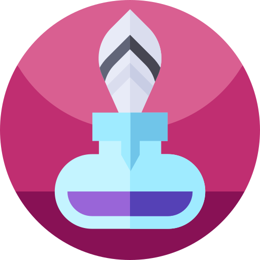 tintero icono gratis