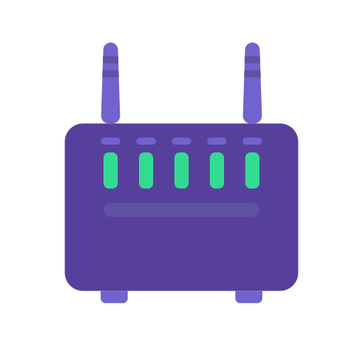 router inalámbrico icono gratis