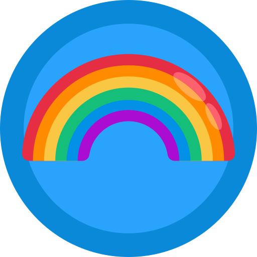 arco iris icono gratis