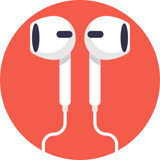 auriculares de música icono gratis