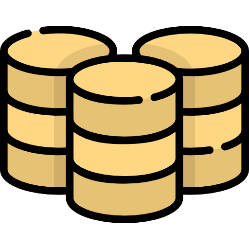 monedas icono gratis