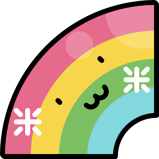 arco iris icono gratis