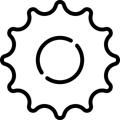 roda dentada grátis ícone