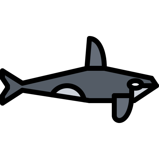 Killer whale free icon
