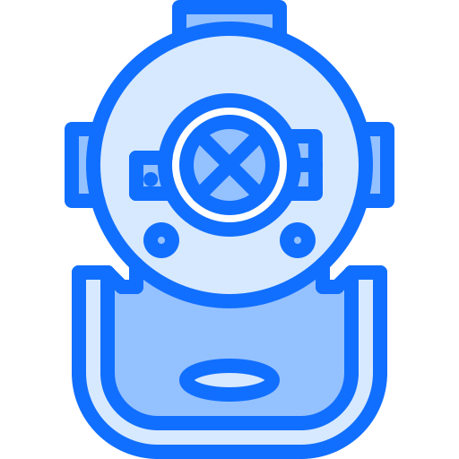 Helmet Coloring Blue icon