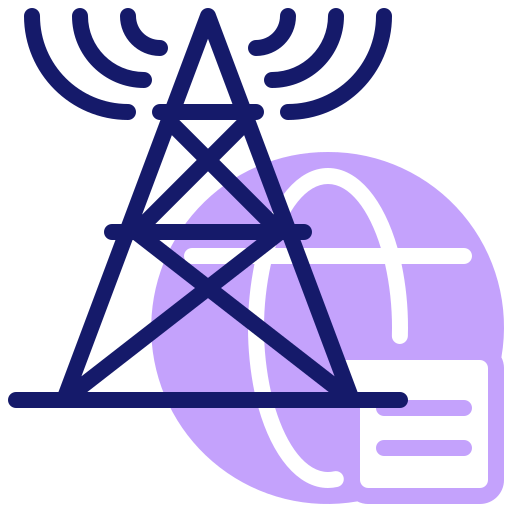 torre de transmisión icono gratis