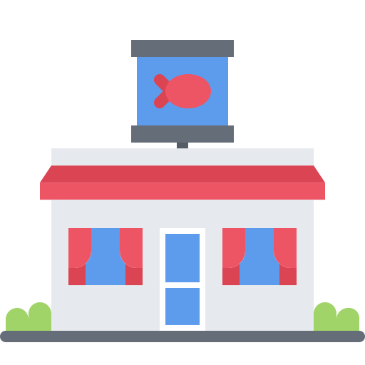 la tienda de animales icono gratis