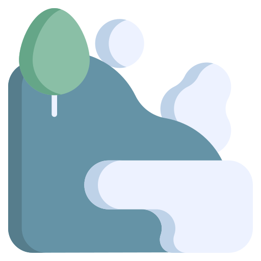 Snow avalanche free icon