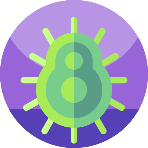 Bacteria free icon Bacteria free icon